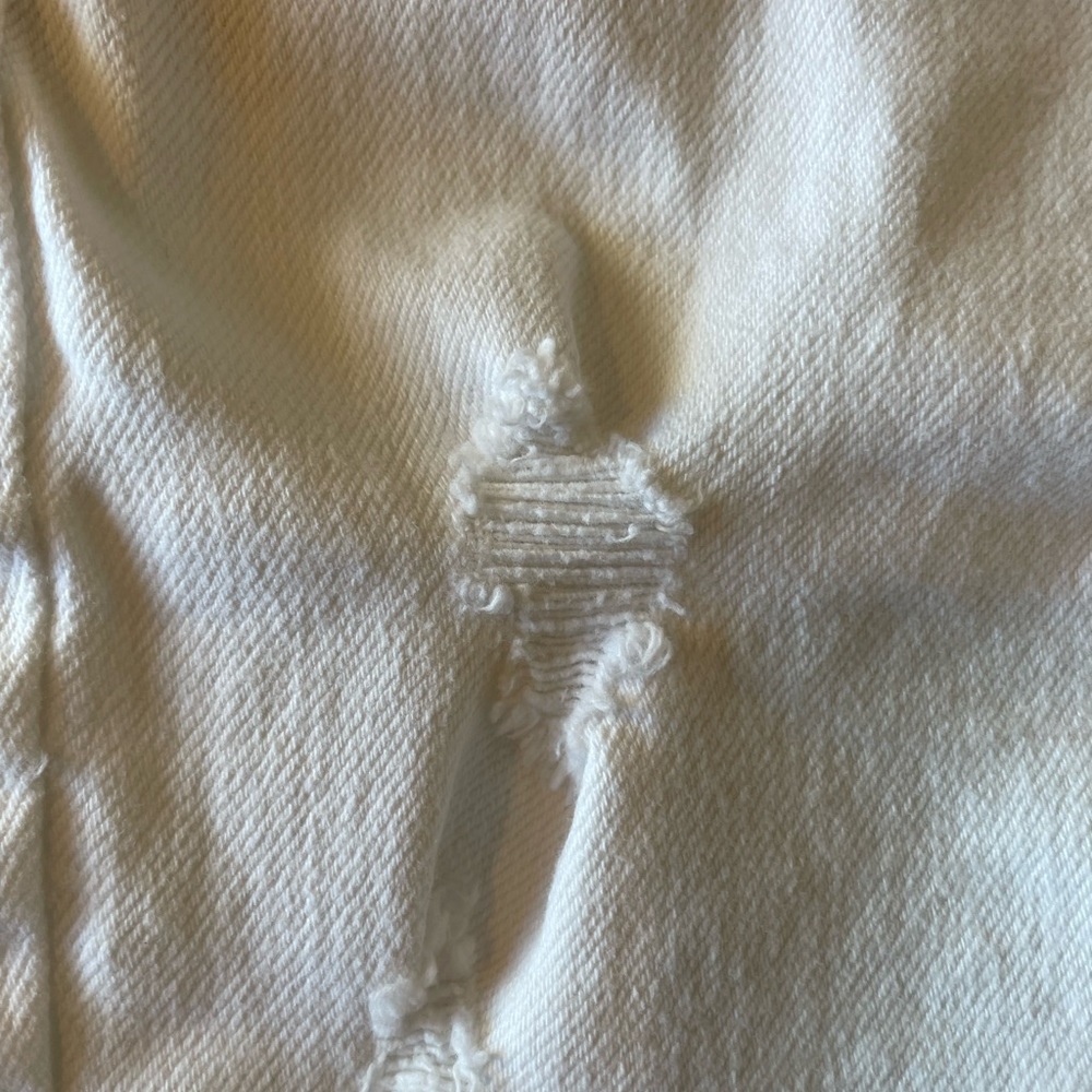 White House/ Black Market white denim shorts - Picture 5 of 5
